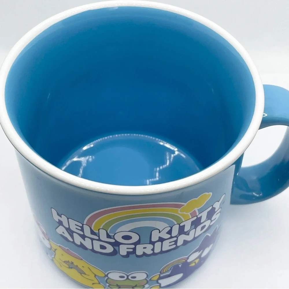 Sanrio Hello Kitty & Friends Light Blue Oversized Ceramic‎ Mug | Kawaii